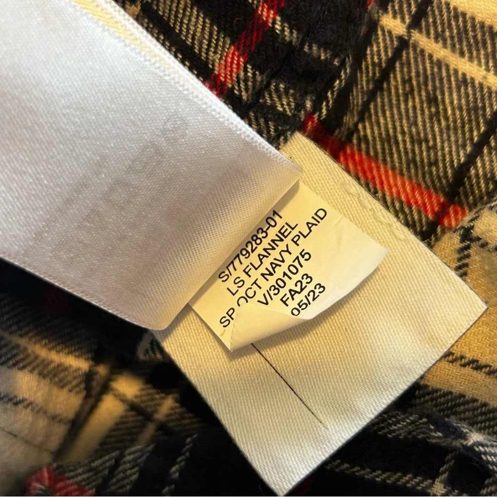 Baby Gap Organic Cotton Plaid Flannel Long Sleeve‎ Button Up Shirt Size 2 Years